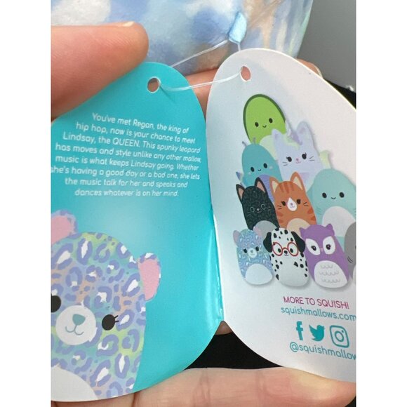 Original Squishmallows Lindsay The Queen Spunky Leopard Plush 8" Stuffed Animal - Picture 6 of 6